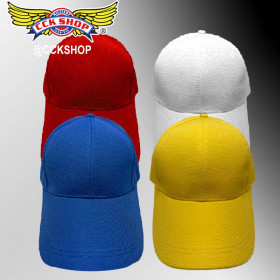  素面運動帽 / 基本款棒球帽  黃色/ 藍色/ 紅色/ 白色